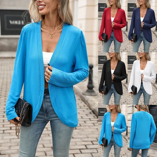 Women casual loose cardigans - women,